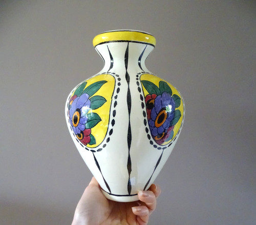 Vase charles catteau boch - vase,