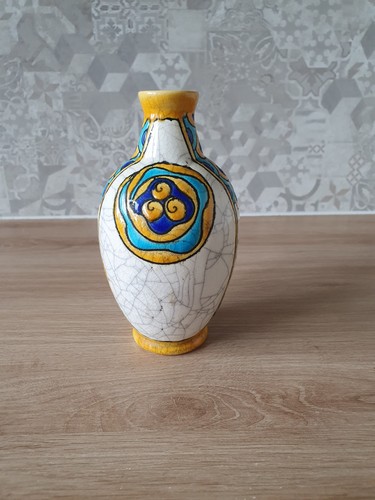 Charles catteau vase art - -,